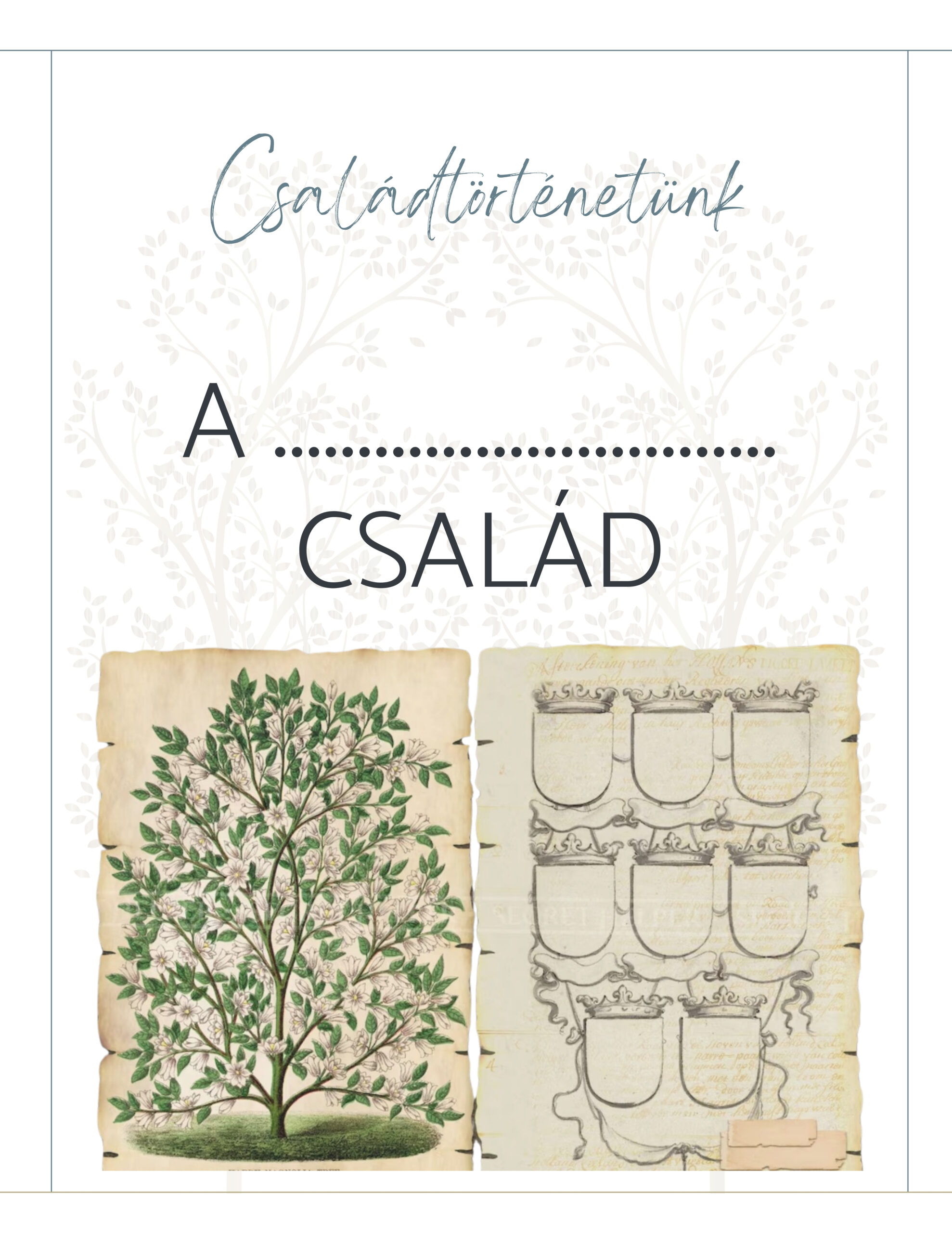 SZEMÉLYRE SZABHATÓ DIGITÁLIS CSALÁDKÖNYV SABLON - Image 2