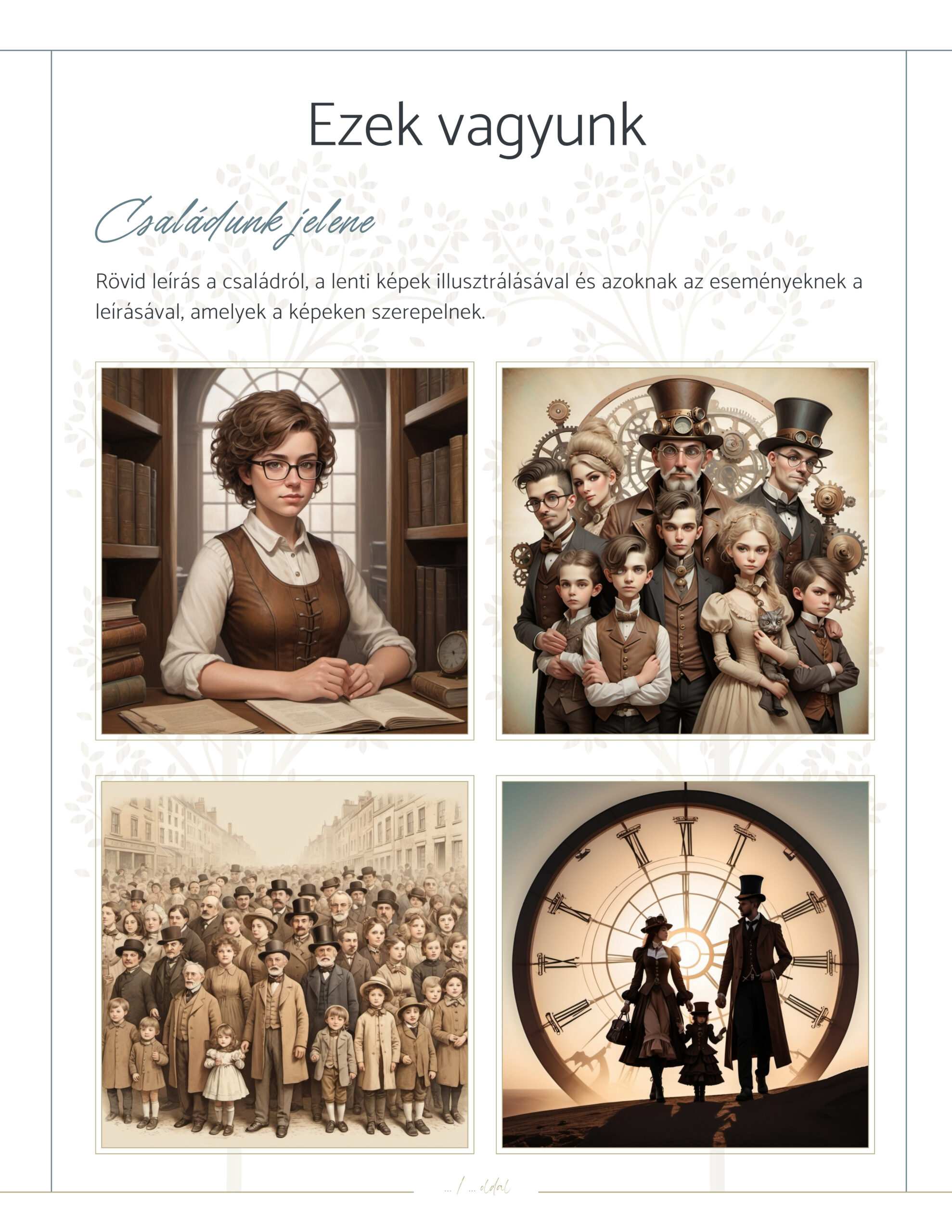 SZEMÉLYRE SZABHATÓ DIGITÁLIS CSALÁDKÖNYV SABLON - Image 4